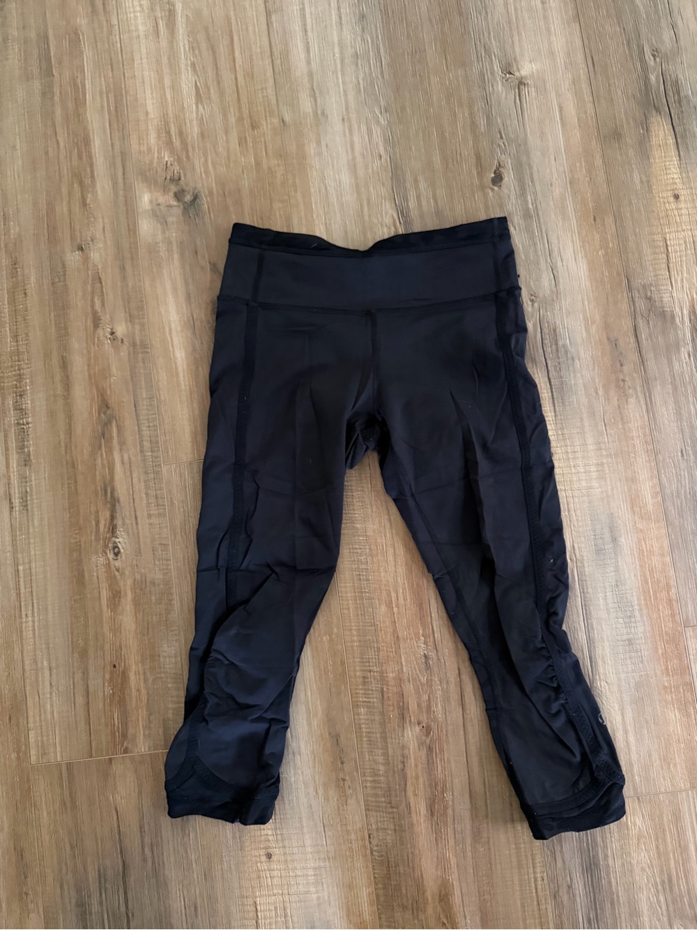 lululemon athletica Black Capri Leggings